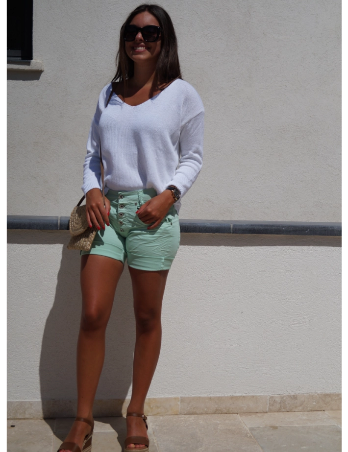 Short Droit P88 Vert- Please