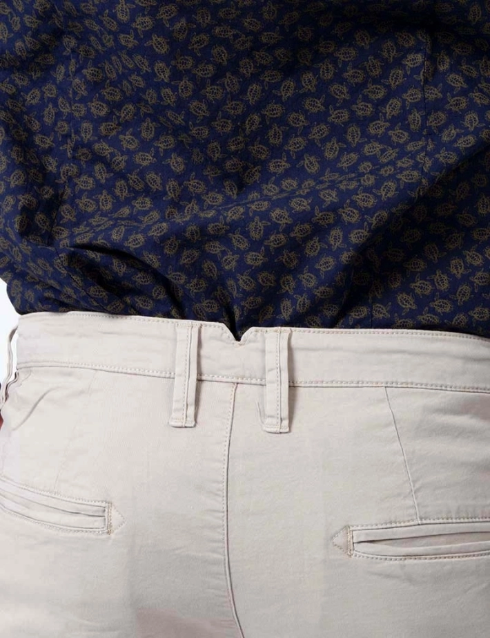 Short Chino Stretch Beige - Recycled Art World