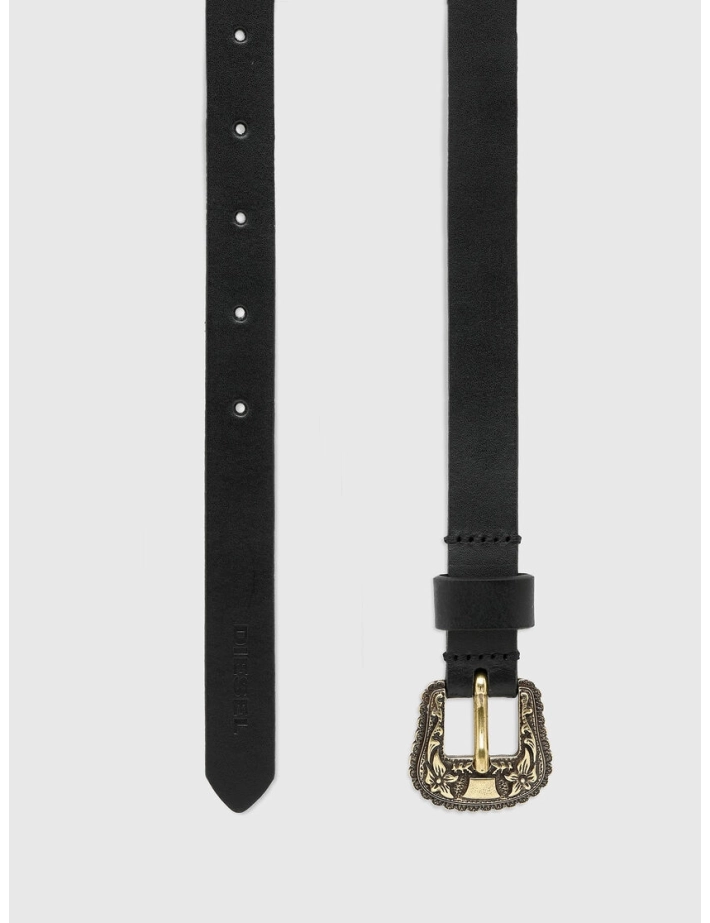 Ceinture Boucle Texy Noire - Diesel