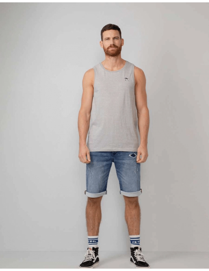 Petrol - Short Ripped Jogg Jean Destroy