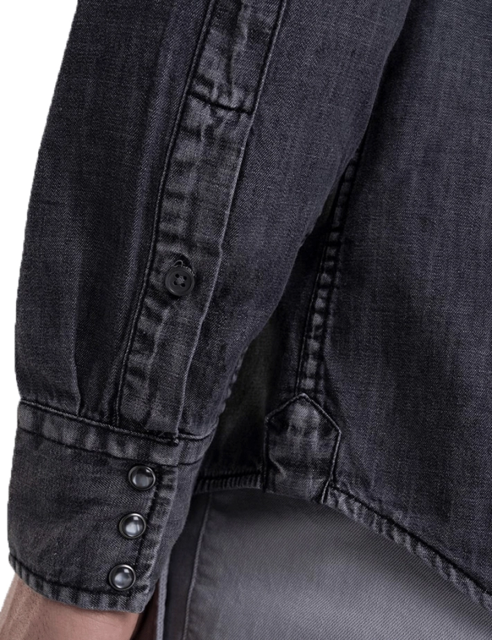 Replay - Chemise Homme Denim Gris foncé