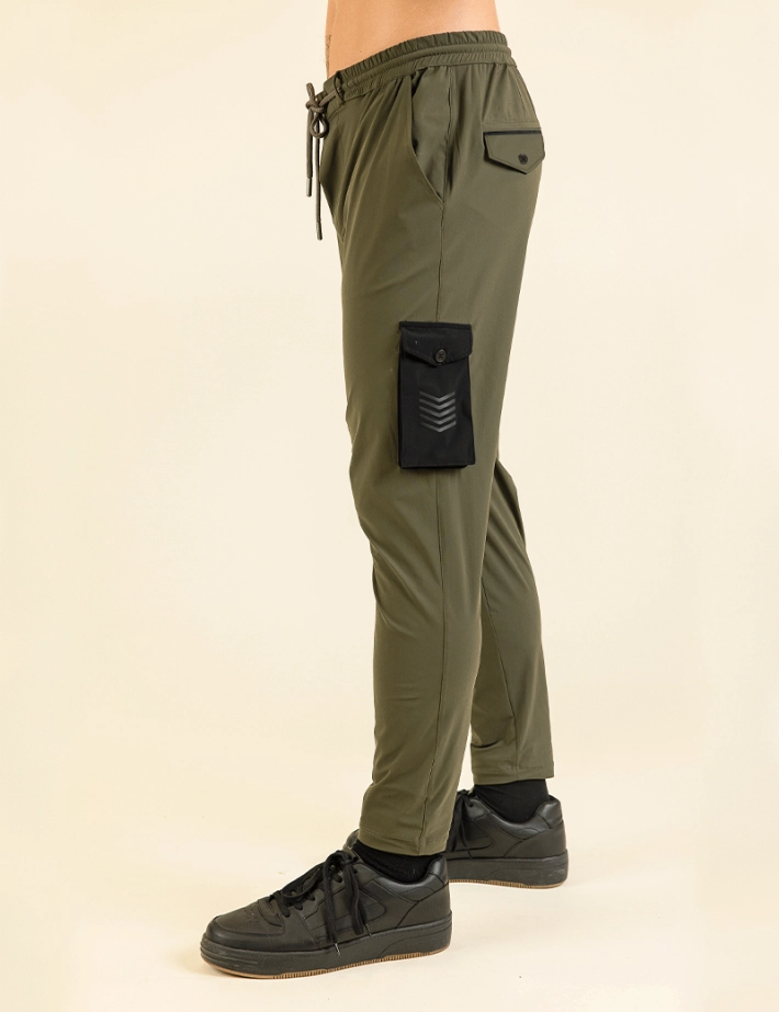 HBT - ARMY | CHRIS CARGO Pantalon Homme Kaki
