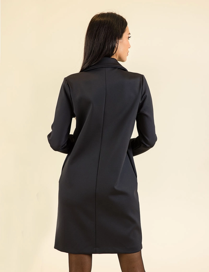 HBT - Art Gallery | Stone Black Angie Caban Femme Noir