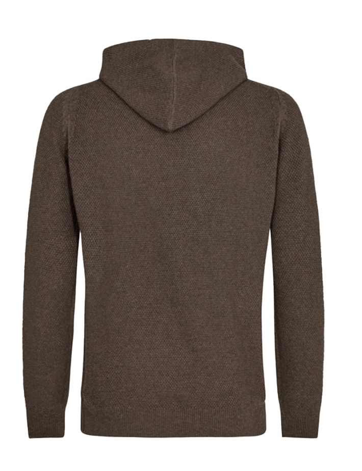 Mos Mosh - Sweat Homme Capuche Bowen Marron