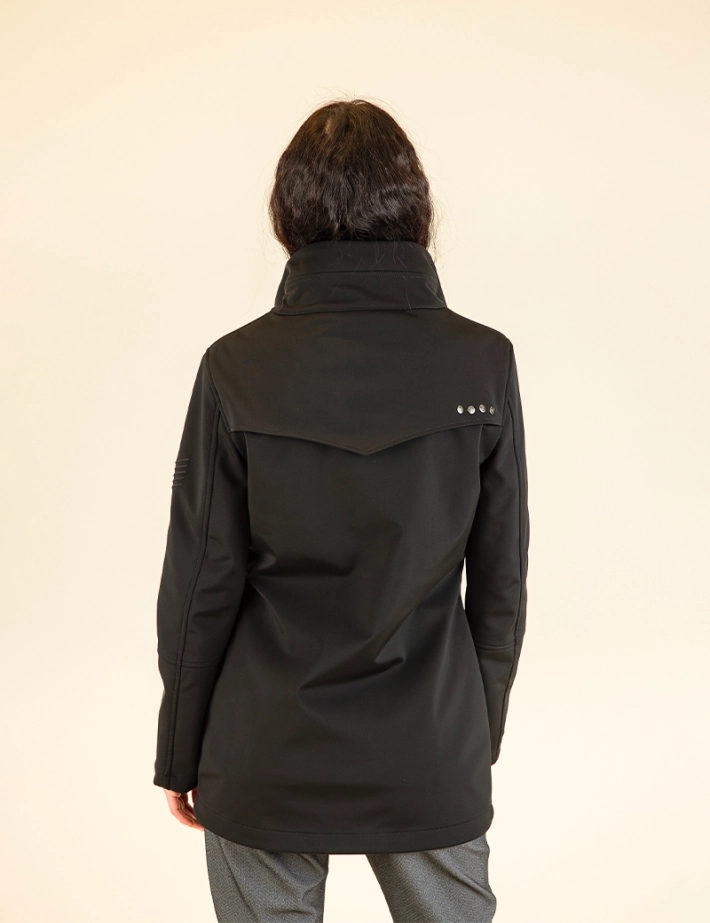 HBT - BASICS | Cassie Trench Femme Noir
