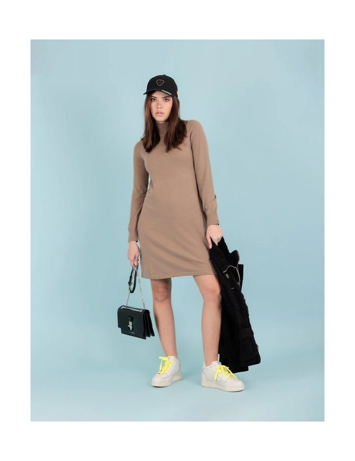 Pieces - Robe Manches Longues Jalina Marron