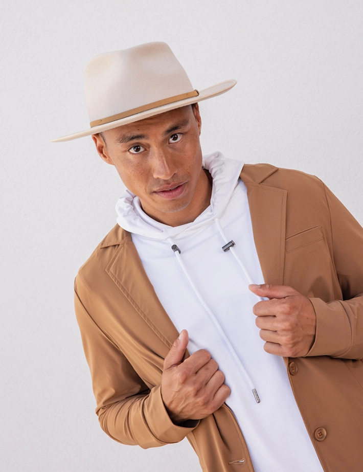 HBT - Blazer Andy Marron Homme
