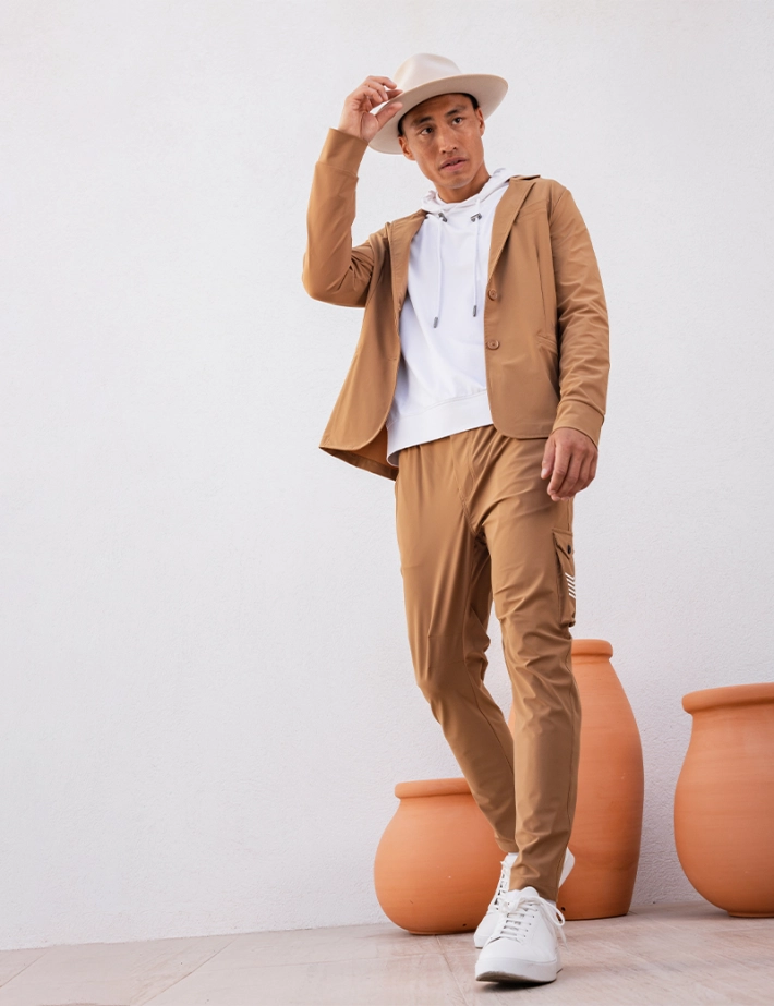 HBT - Blazer Andy Marron Homme