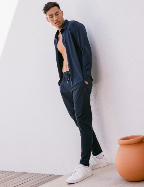 HBT - Pantalon Homme Chris Bleu marine