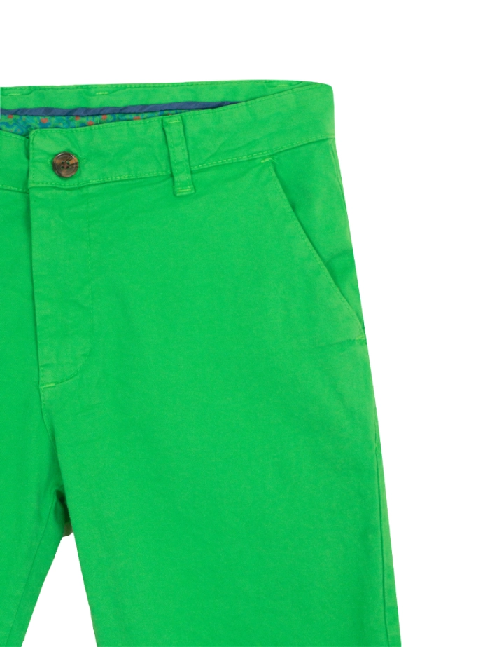 Recycled Art World - Short Chino Basic Vert Prairie
