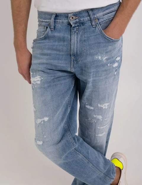 Replay - Jean Homme Sandot 432 Bleu