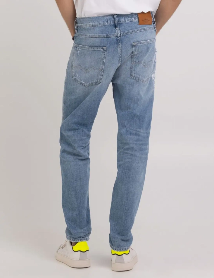 Replay - Jean Homme Sandot 432 Bleu