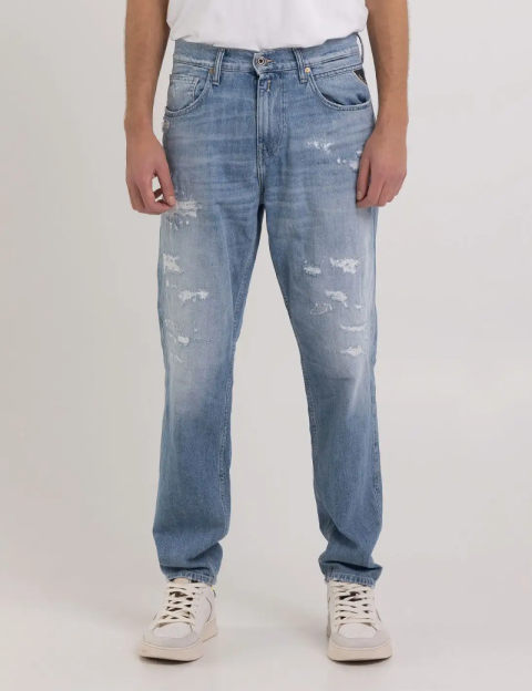 Replay - Jean Homme Sandot 432 Bleu