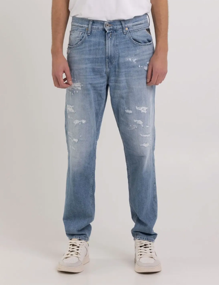 Replay - Jean Homme Sandot 432 Bleu