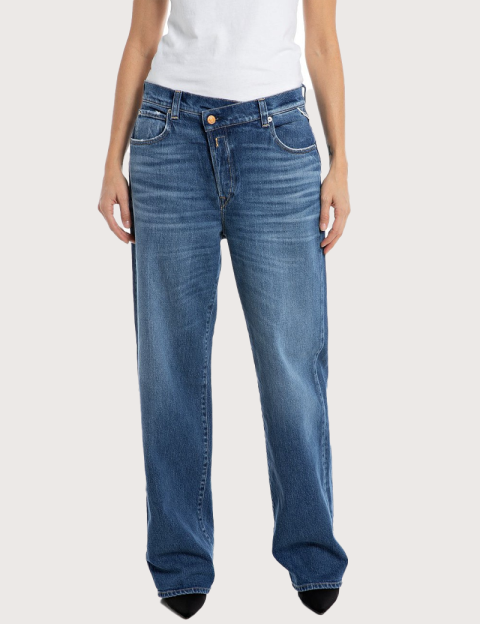 Replay - Jean Femme Loose Zelma 596A Bleu
