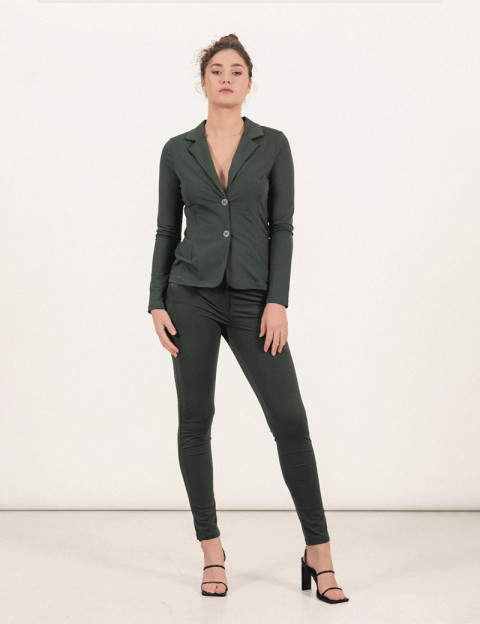 HBT - Basics Essentiels | Christina Pantalon Chino Kaki Anthracite