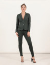 HBT - Basics Essentiels | Christina Pantalon Chino Kaki Anthracite