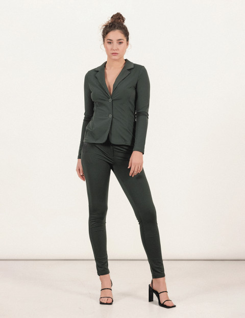 HBT - Basics Essentiels | Christina Pantalon Chino Kaki Anthracite