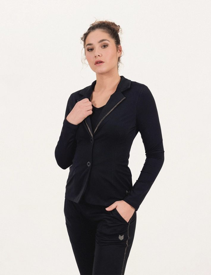 HBT - Basics Essentiels | Shirley Veste Blazer Noir Doré