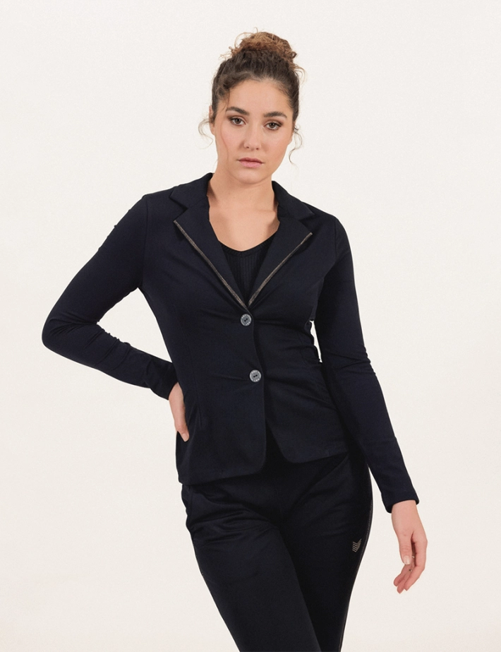 HBT - Basics Essentiels | Shirley Veste Blazer Noir Doré