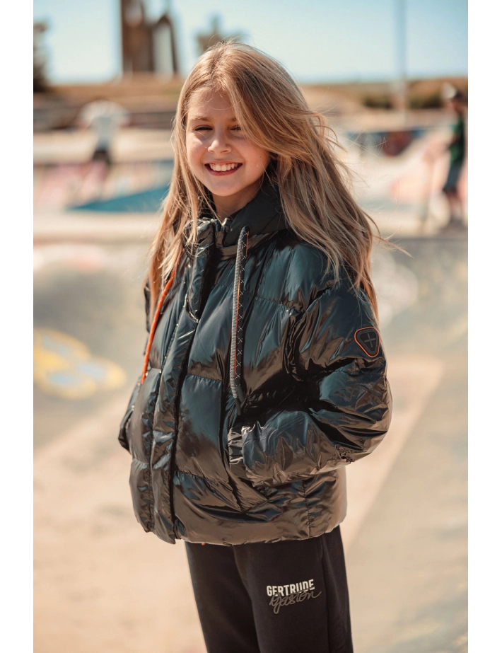 GERTRUDE Doudoune Enfant Brillante Little Lili Bright Noir - 2