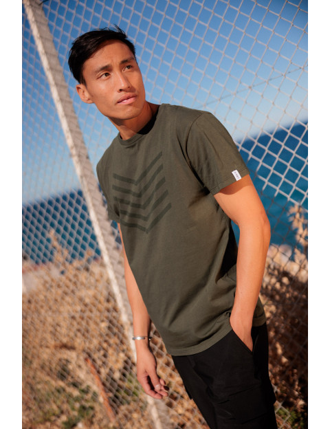 HBT Basics | Hailey T-Shirt  Dye Washed Kaki - 2