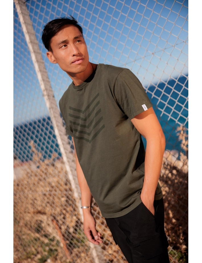 HBT Basics | Hailey T-Shirt  Dye Washed Kaki - 2