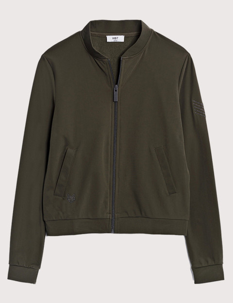 HBT Basics Essentiels | Kimy Bombers Femme Kaki Anthracite