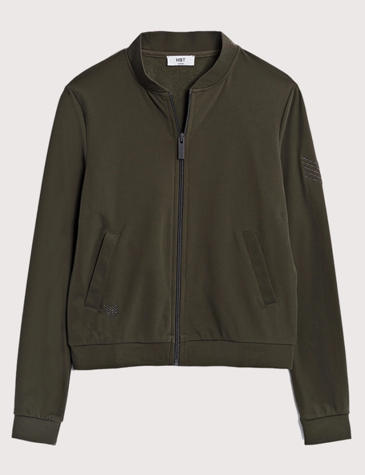 HBT Basics Essentiels | Kimy Bombers Femme Kaki Anthracite
