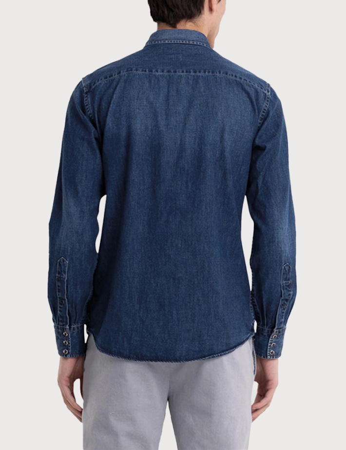 REPLAY Chemise Homme Denim Dark Blue - 3