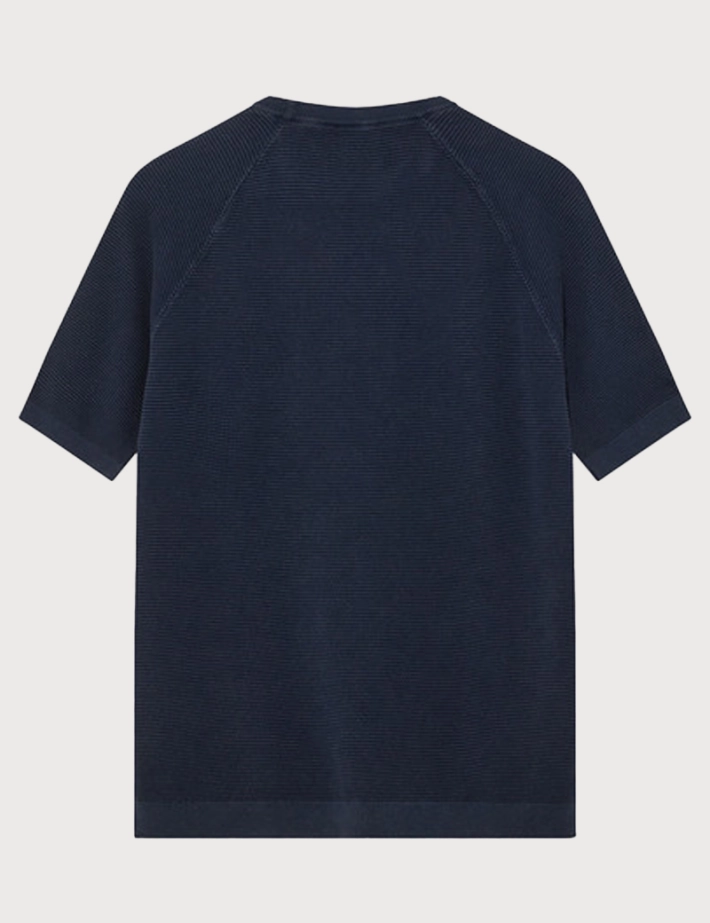 MOS MOSH T-Shirt Homme Manches Courtes Galvin Bleu - 2