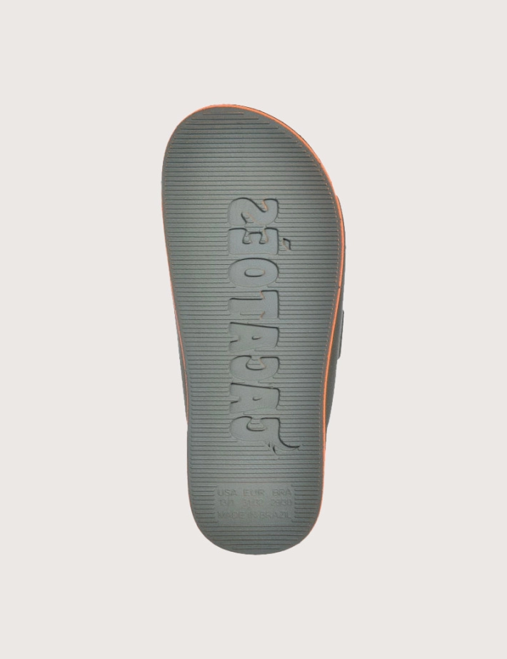 CACATOES Sandales Kids Brasilia Kaki Orange Fluo - 3