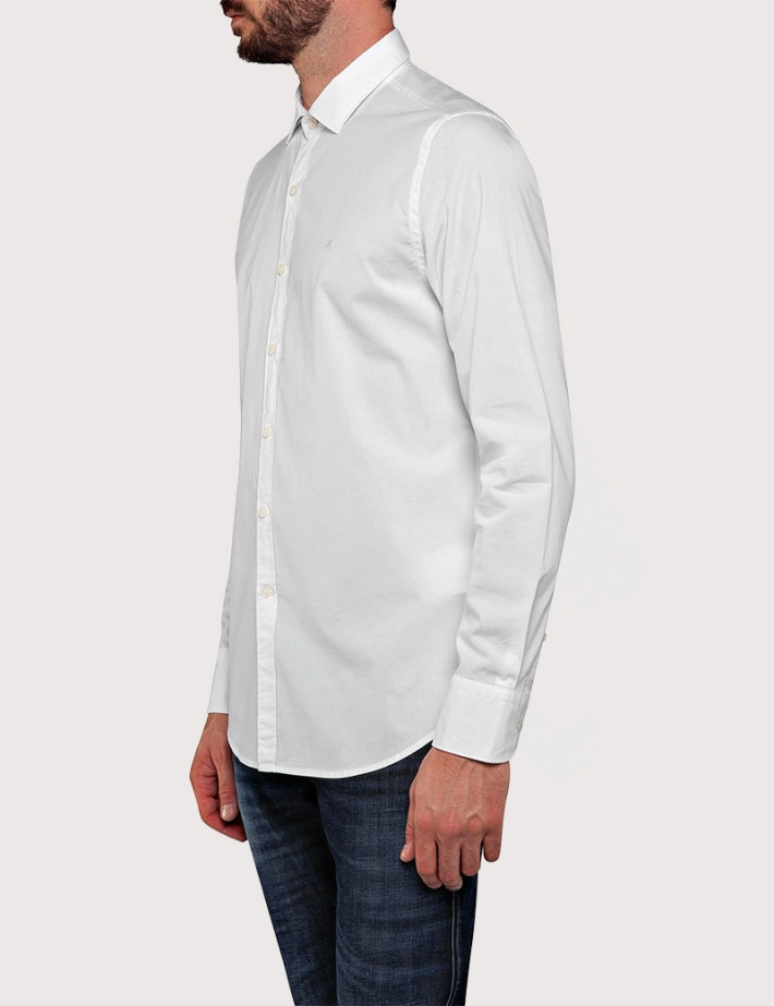 REPLAY Chemise Slim Manches Longues Homme Blanche - 2
