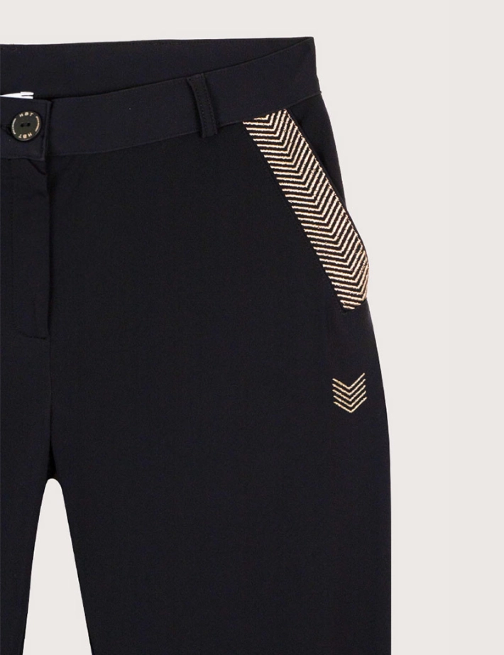 HBT Nonchalante City | CHRISTINA Pantalon Noir - 2