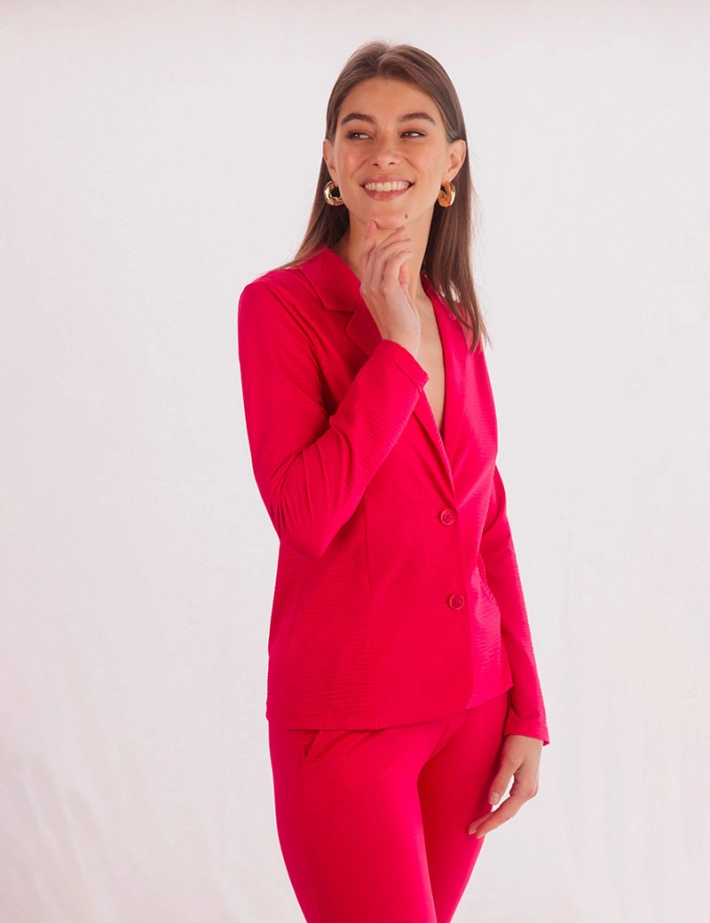 HBT Waffle  | SHIRLEY Veste Fushia - 3