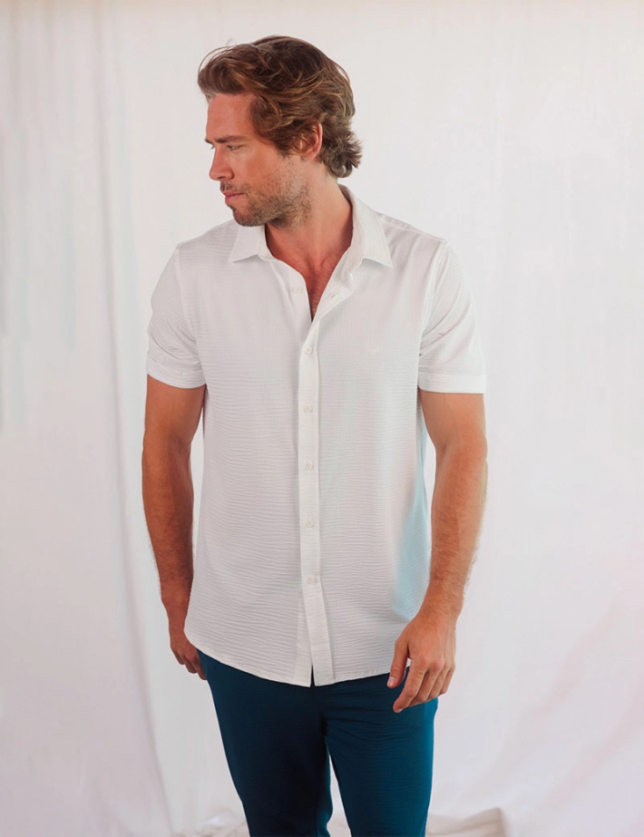 WAFFLE | MARCELLO Chemise Blanche