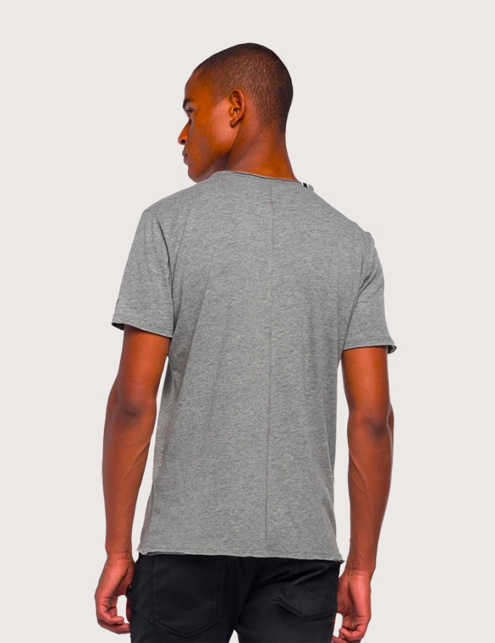 REPLAY T-Shirt Homme Manches Courtes Basique Col Rond Anthracite - 2