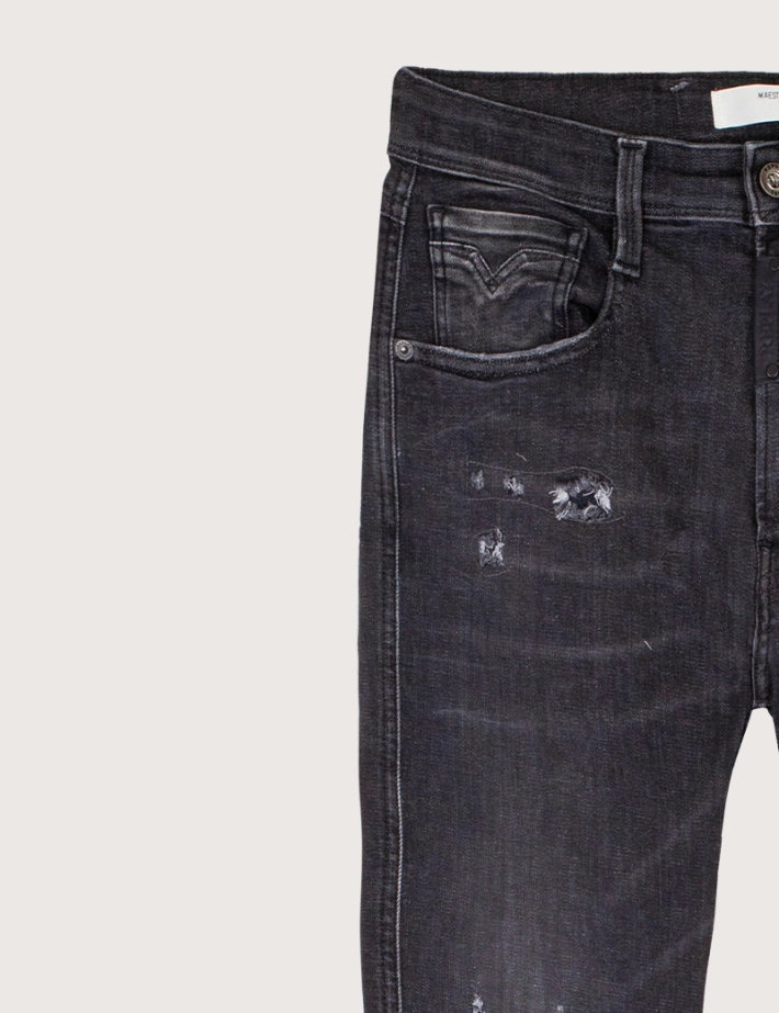 REPLAY Jean Homme Slim Anbass Gris Foncé M28 - 2