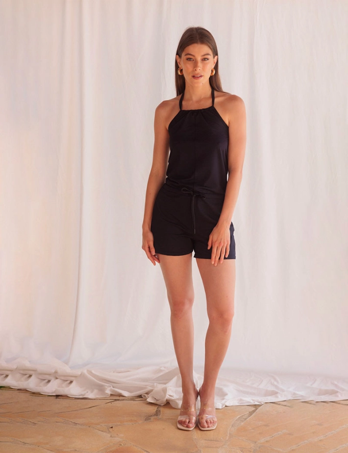 HBT Waffle  | KYLIE Combi Short Noire - 6