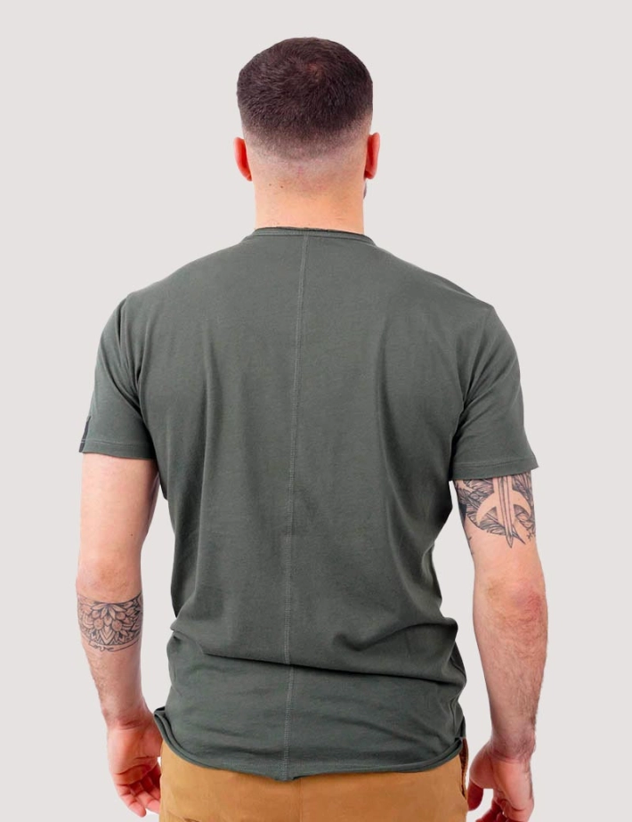 REPLAY T-Shirt H Regular Dark Military - 4