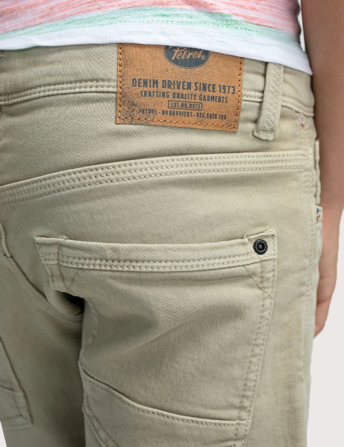 PETROL IND Short Jogg Jean Eucalyptus Homme - 4