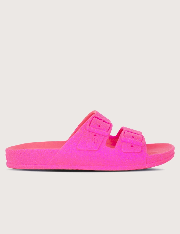 CACATOES Sandales Femme Neon Rose Fluo - 2