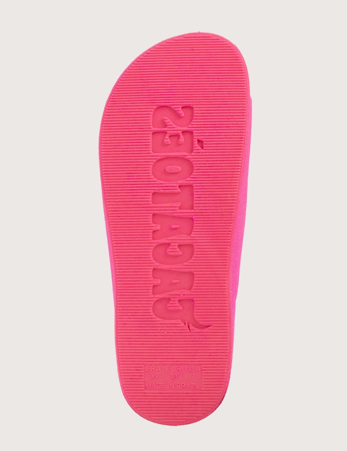 CACATOES Sandales Femme Neon Rose Fluo - 3
