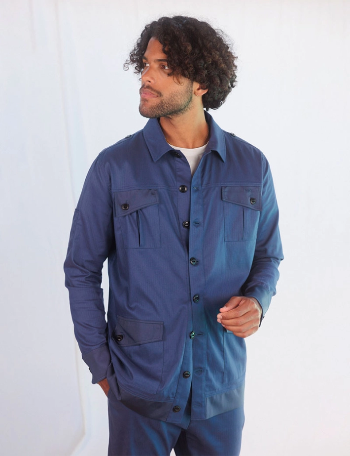 HBT ARMY | JACKSON Veste Bleue - 4