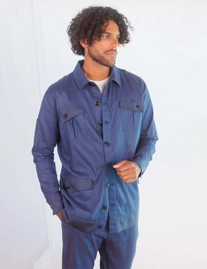 HBT ARMY | JACKSON Veste Bleue - 5