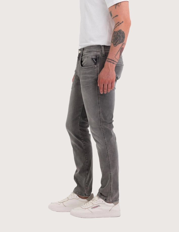 REPLAY Jean Homme Slim Anbass Gris Medium 07B - 2