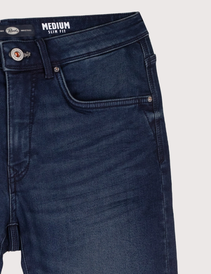PETROL IND Short en Jean Homme Jackson Bleu Foncé - 2