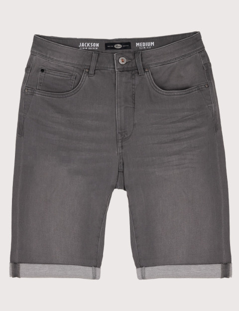 PETROL IND Short Homme Jogg Jean Gris