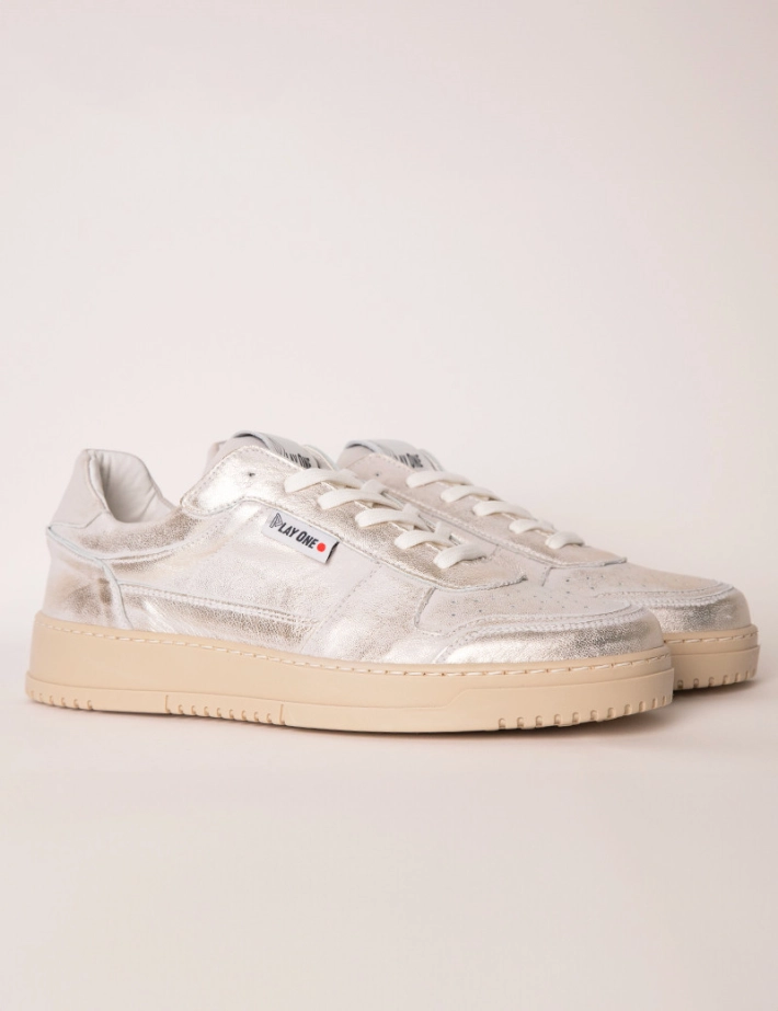 Play One Baskets Basses Dubaï Unisex Blanches Délavées - 2