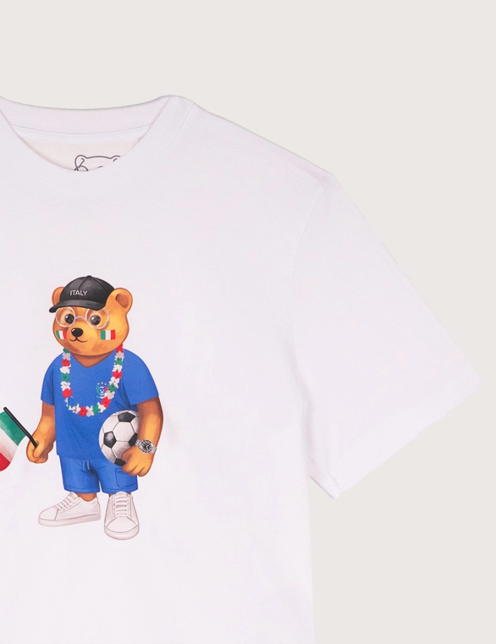 Baron Filou T-Shirt Homme Euro Italie Blanc - 2